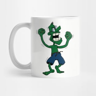 Angry Green Man Mug